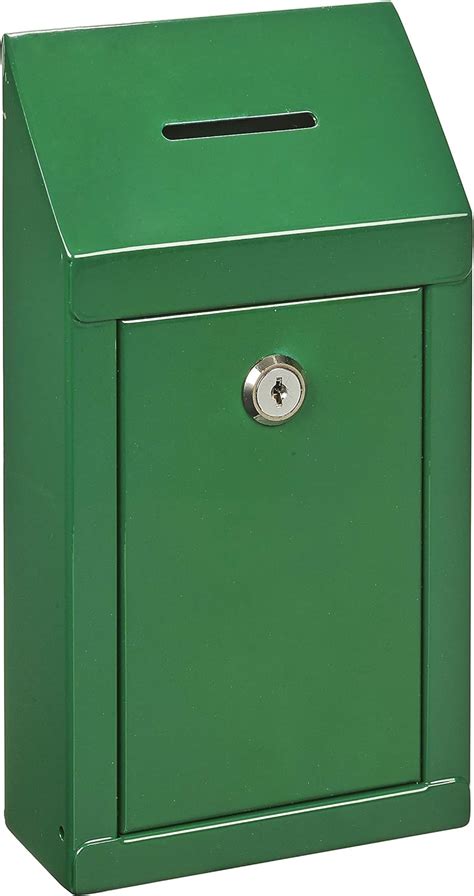 lockable metal donation box|secure donation boxes for sale.